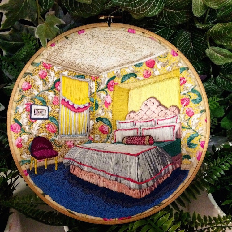 Home-inspired Embroidery Design: Your Miniature Home On Thread