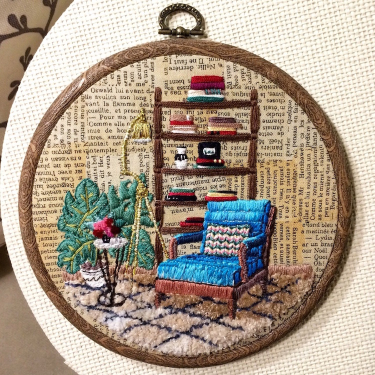 Home-inspired Embroidery Design: Your Miniature Home On Thread