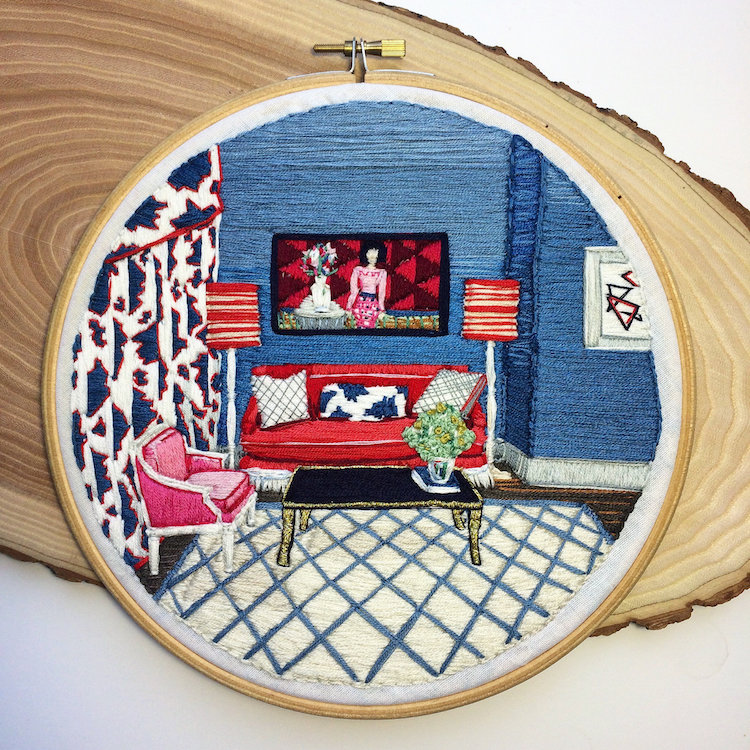 Home-inspired Embroidery Design: Your Miniature Home On Thread