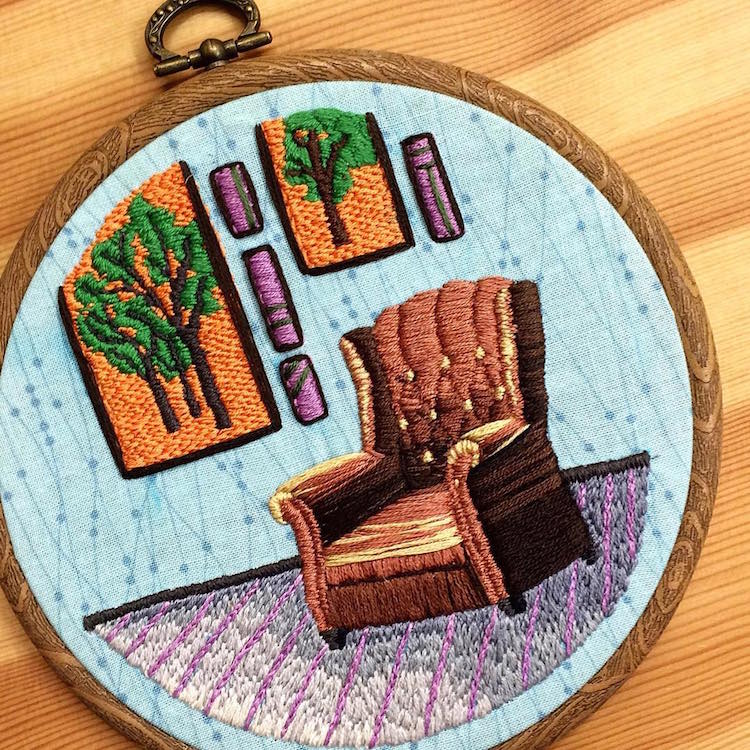 Home-inspired Embroidery Design: Your Miniature Home On Thread