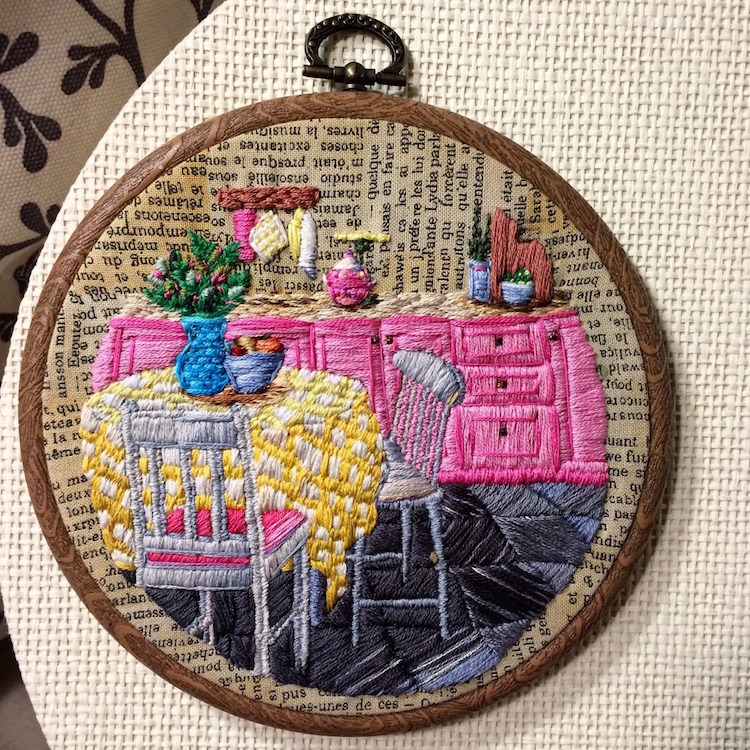 Home-inspired Embroidery Design: Your Miniature Home On Thread