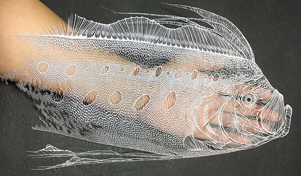 Mindbogglingly Paper Sea Creatures by Riki Fukuda