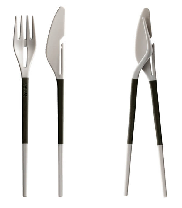 Lekue’s Twin One Cutlery Set: A Nice Blend Of Eastern Western Cutlery