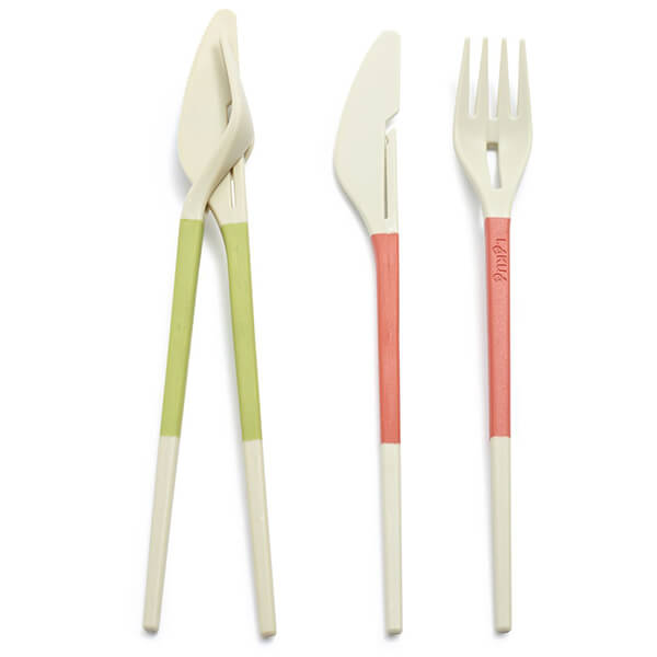 Lekue’s Twin One Cutlery Set: A Nice Blend Of Eastern Western Cutlery