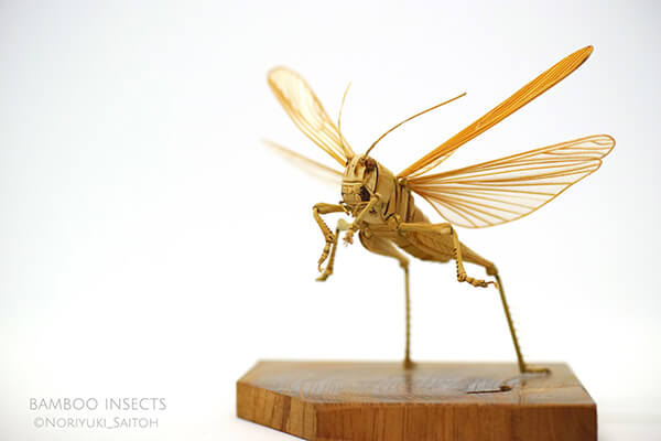 Incredible Crafted Bamboo Insects by Noriyuki Saitoh