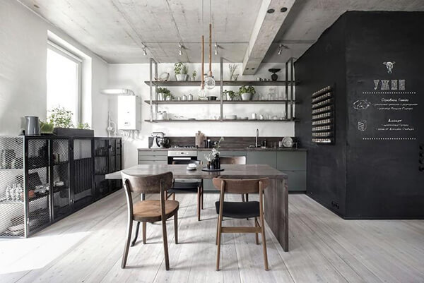 Industrial Style KAS Townhouse in the Suburbs of St. Petersburg