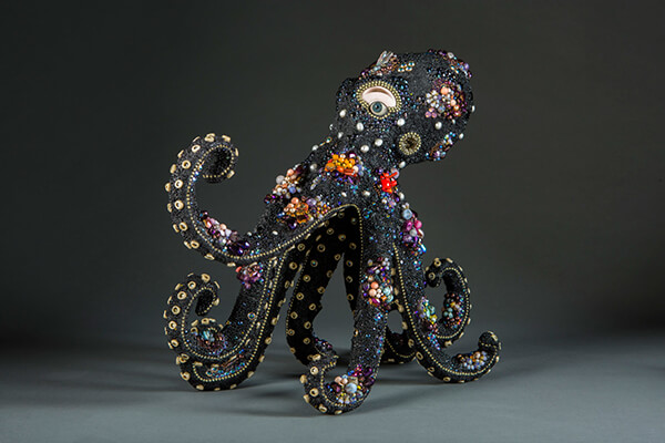 Surreal Beaded Animals With Human Features by Betsy Youngquist