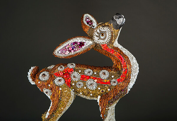 Surreal Beaded Animals With Human Features by Betsy Youngquist