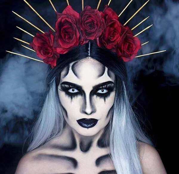 20+ Stunning Skeleton Makeup Designs Design Swan