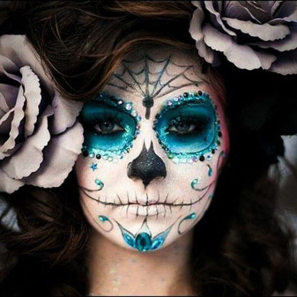 20+ Stunning Skeleton Makeup Designs 