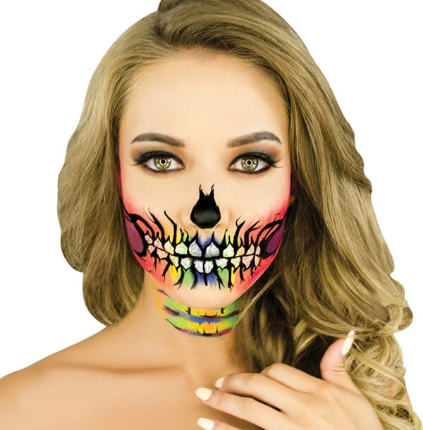 20+ Stunning Skeleton Makeup Designs 