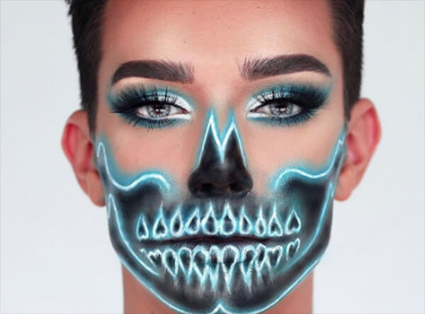 20+ Stunning Skeleton Makeup Designs 