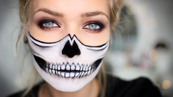 20+ Stunning Skeleton Makeup Designs 