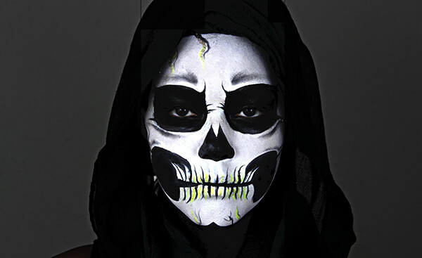 20+ Stunning Skeleton Makeup Designs 