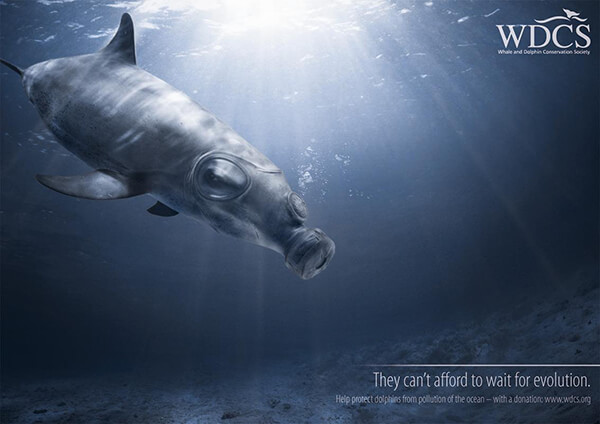 Powerful Print Advertisement About Ocean Protection