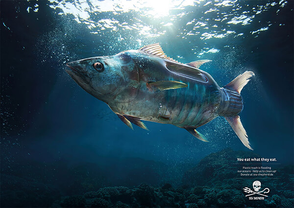 Powerful Print Advertisement About Ocean Protection