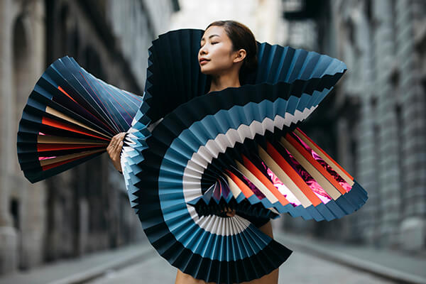 Hand-folded Paper Ballet Costumes by Melika Dez and Pauline Loctin