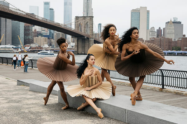 Hand-folded Paper Ballet Costumes by Melika Dez and Pauline Loctin