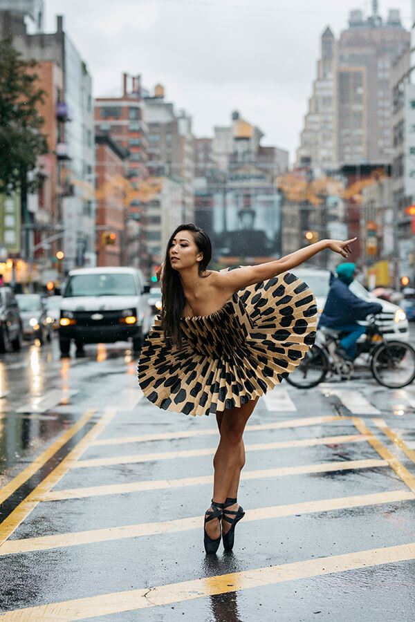 Hand-folded Paper Ballet Costumes by Melika Dez and Pauline Loctin