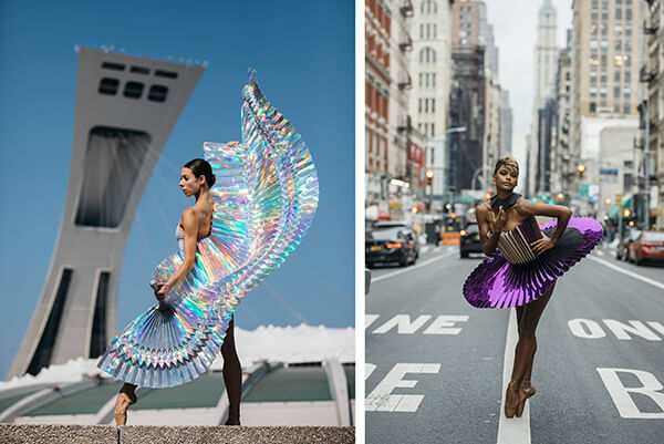 Hand-folded Paper Ballet Costumes by Melika Dez and Pauline Loctin