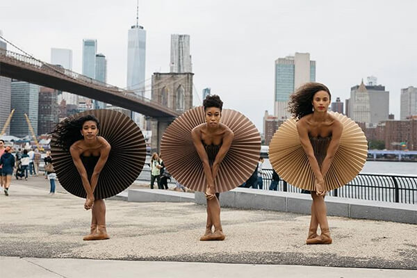 Hand-folded Paper Ballet Costumes by Melika Dez and Pauline Loctin