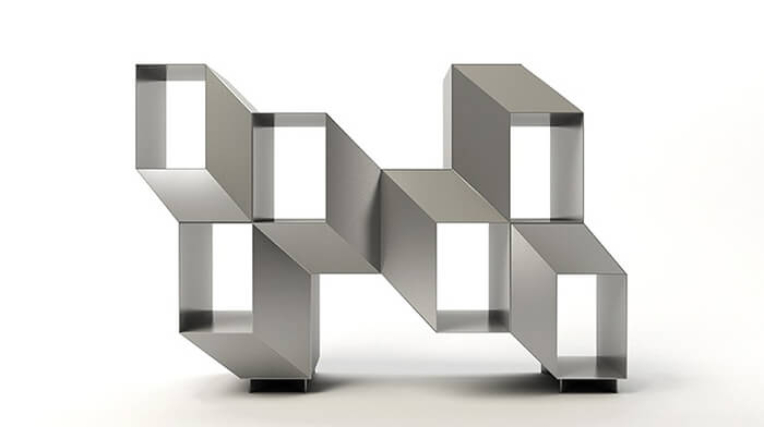 3D Optical Illusion Bookcases by Charles Kalpakian