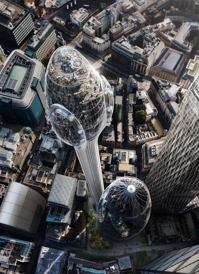 TULIP: 305 Metre Tower with a Rotating Gondolas in London