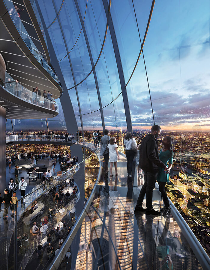 TULIP: 305 Metre Tower with a Rotating Gondolas in London