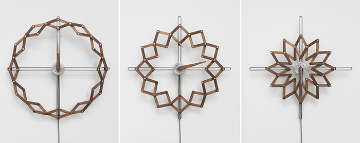 Solstice: The Unique Clock Shows the Passing Time by Shifting Shape