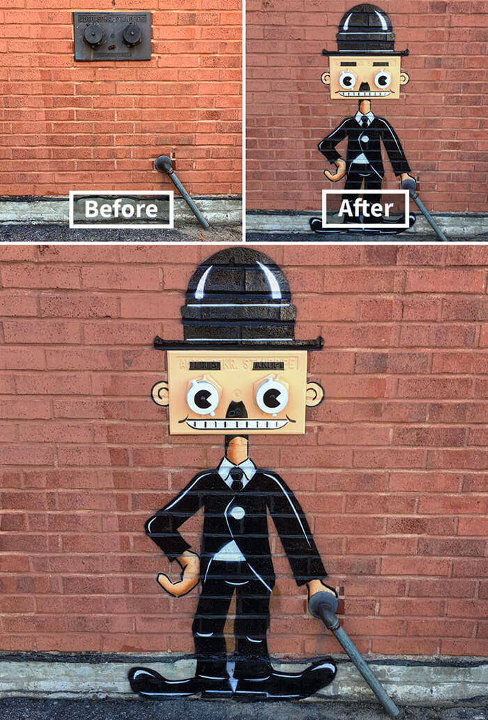 Witty Street Art by Tom Bob