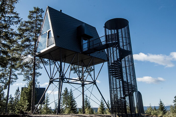 PAN: Treetop House Offers New Perspective of Norwegian Forest 