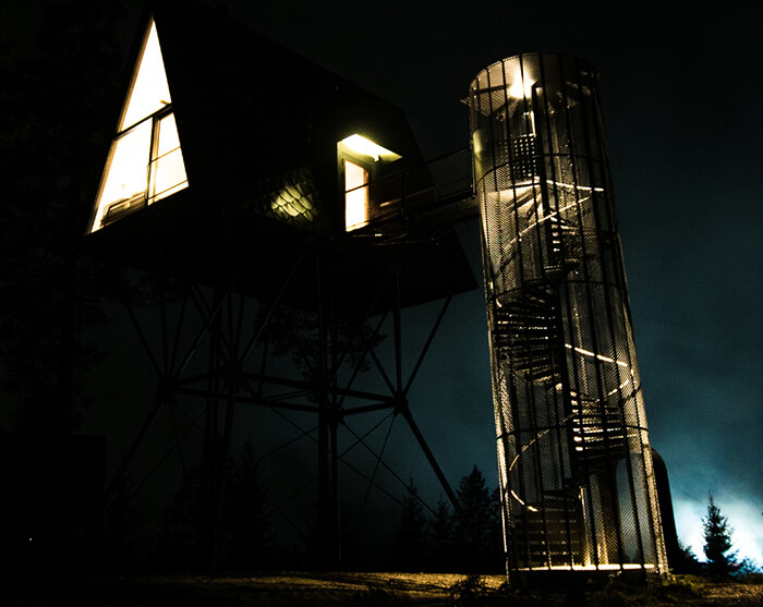 PAN: Treetop House Offers New Perspective of Norwegian Forest 