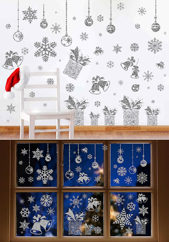 Christmas Window and Wall Decals: A Quick and Effective Way To Apply a Festive Looking