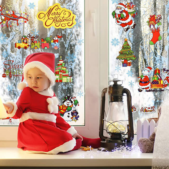 Christmas Window and Wall Decals: A Quick and Effective Way To Apply a Festive Looking