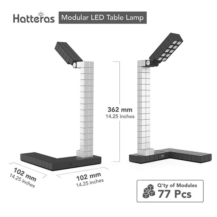 Cool DIY Modular LED Desk Lamp