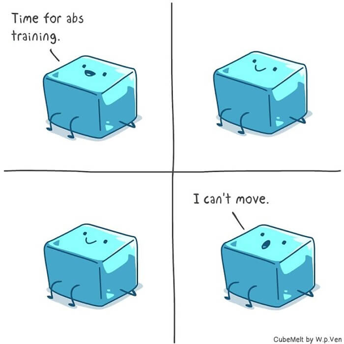 Hilarious Comics About An Ice Cube by Peng Ven Wong