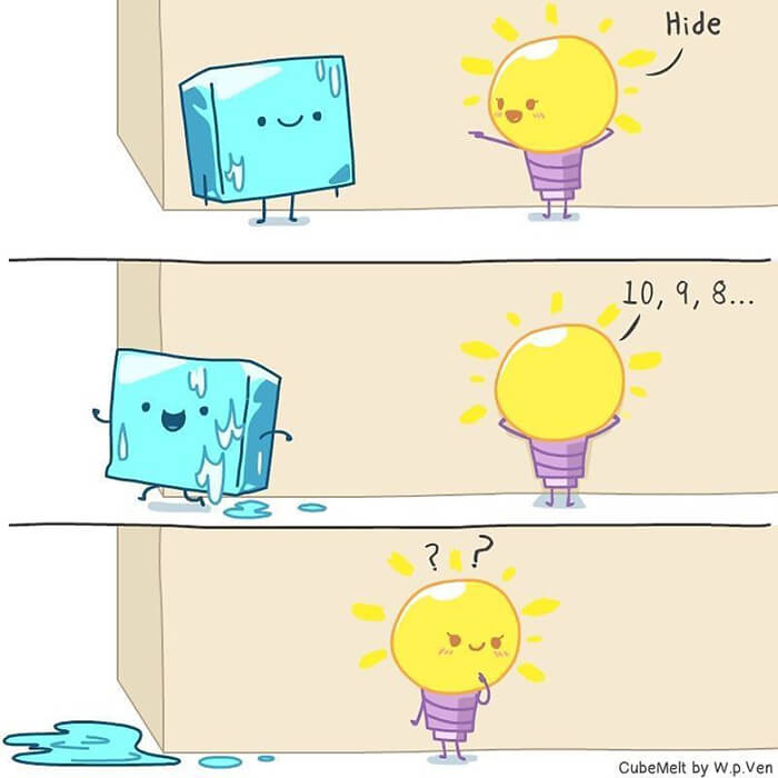 Hilarious Comics About An Ice Cube by Peng Ven Wong