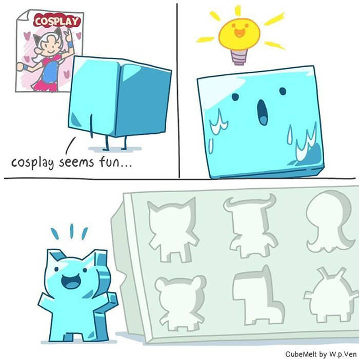 Hilarious Comics About An Ice Cube by Peng Ven Wong