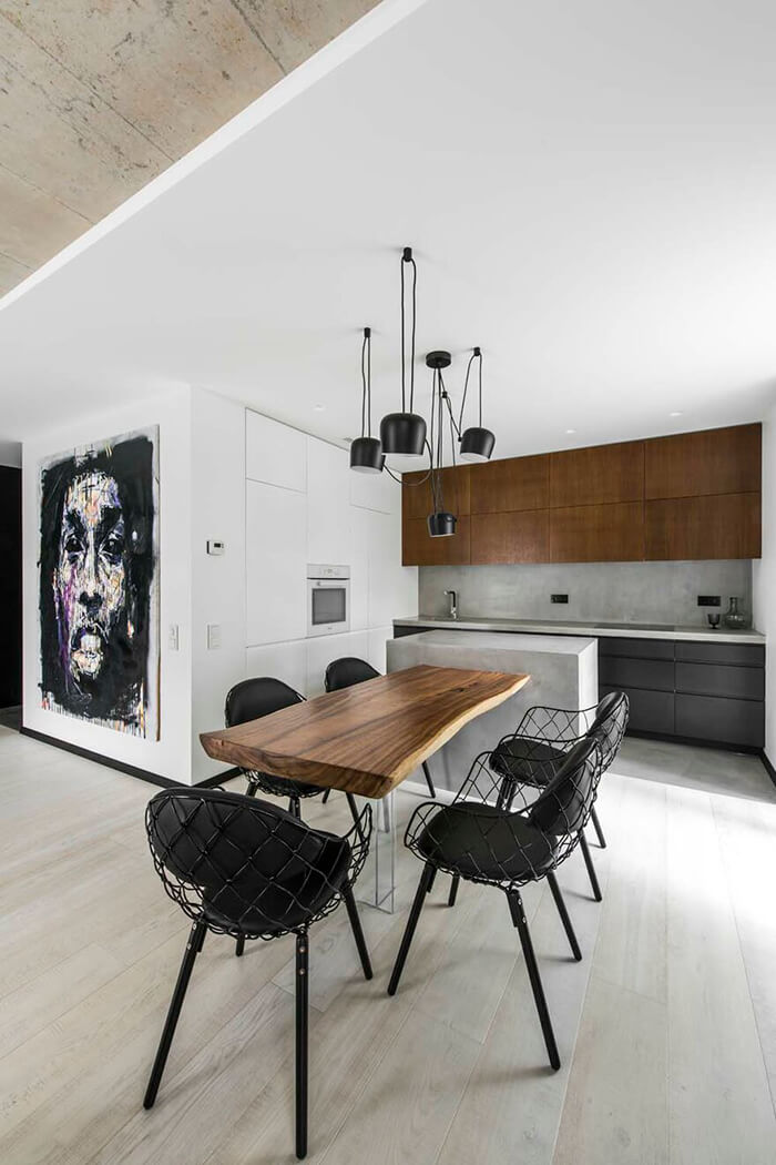 Minimalist Urban Flat in Vilnius, Lithuania