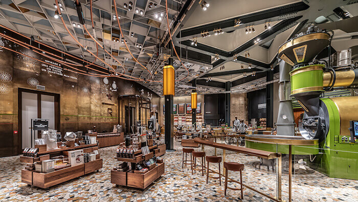 Impressive Interior Design of Starbucks's First Italian Store in Milan