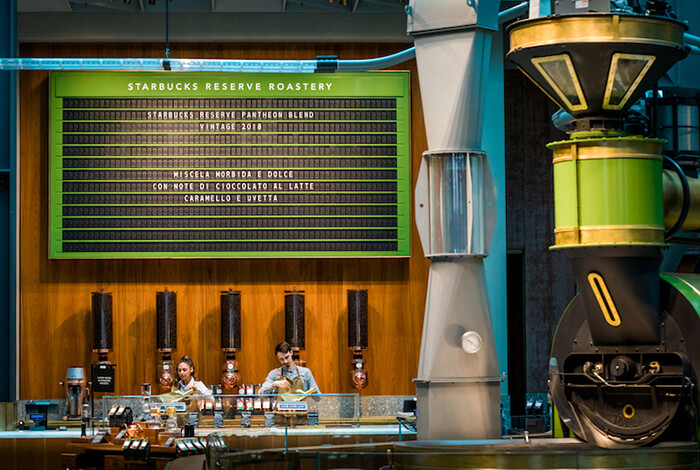 Impressive Interior Design of Starbucks's First Italian Store in Milan