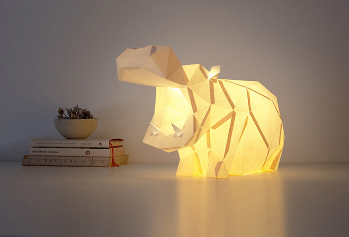 DIY Geometric Animal Lamp Kits