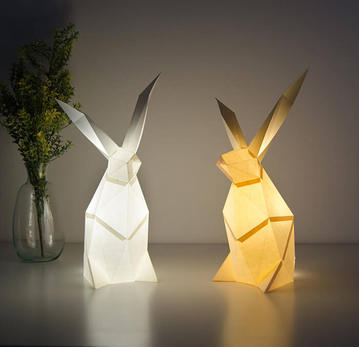 DIY Geometric Animal Lamp Kits