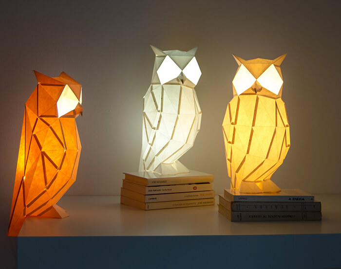 DIY Geometric Animal Lamp Kits