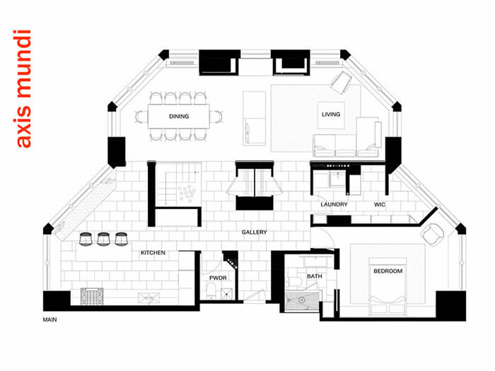 CitySpire Duplex by Axis Mundi Design