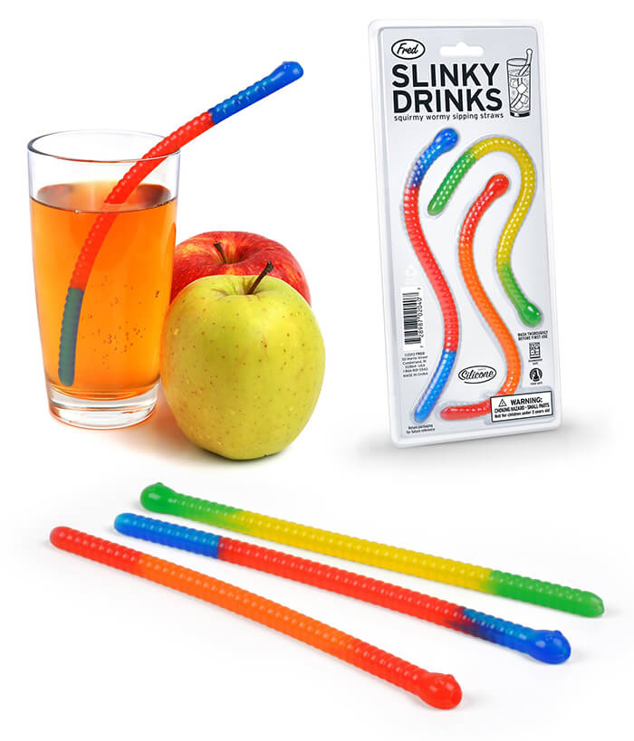 Crazy Straws,24 Pcs Silly Straws for Kids &Adults,Reusable Plastic Loop  Curly Cr