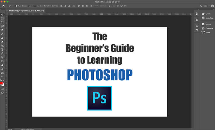 The Beginner's Guide to Learning Photoshop