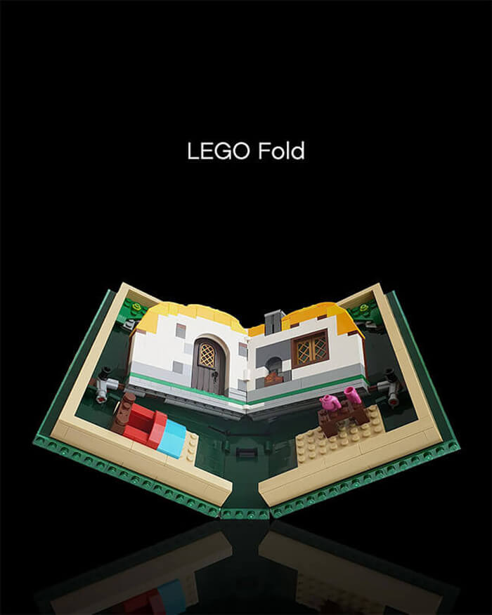 LEGO's Foldable Device: 3D LEGO Pop-Up Book