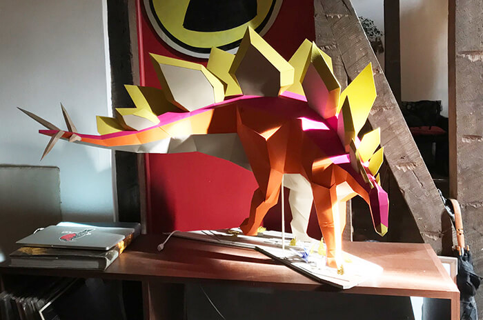 Build Your Own 3D Paper Dinosaur Models