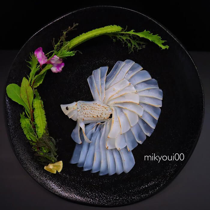 Probably The Most Beautiful Sashimi Plating You've Ever Seen - Design Swan